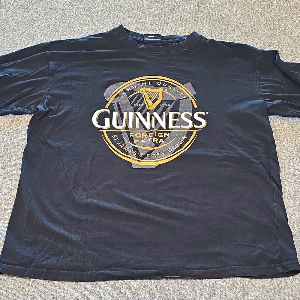 Guinness Foreign Extra Stout St. James's Gate Dublin Graphic T-Shirt XL